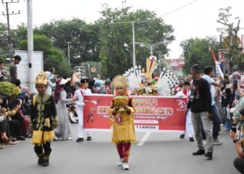 Pemerintah Kota Langsa Menggelar Pawai Alegoris Di Lapangan Merdeka