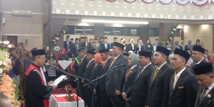 20 Anggota DPRK Subulussalam Periode 2024-2029 Di Lantik