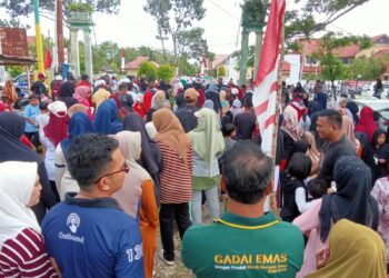 Bagian HUT-RI Ke 79, Senam Masal Dan Jalan Santai di Aceh Singkil Cukup Antusias Di Ikuti Warga 