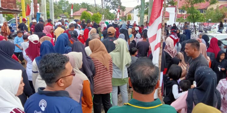 Bagian HUT-RI Ke 79, Senam Masal Dan Jalan Santai di Aceh Singkil Cukup Antusias Di Ikuti Warga 