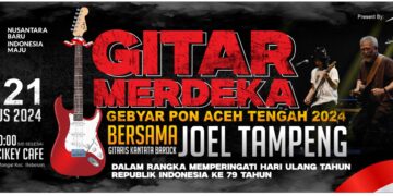 LTC Cafe Gelar Gitar Merdeka Memeriahkan Gebyar PON Aceh Tengah Dan HUT RI Ke 79