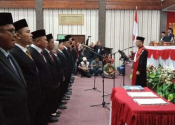 Pj Bupati Beri Ucapan Selamat Kepada Anggota DPRK Terpilih Aceh Singkil Periode 2024-2029