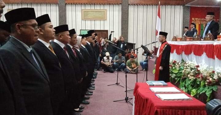 Pj Bupati Beri Ucapan Selamat Kepada Anggota DPRK Terpilih Aceh Singkil Periode 2024-2029