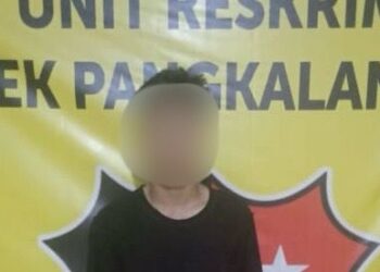 Polsek Pangkalan Balai Berhasil Mengamankan Pelaku Pencurian Di Toko Azhar Pulsa