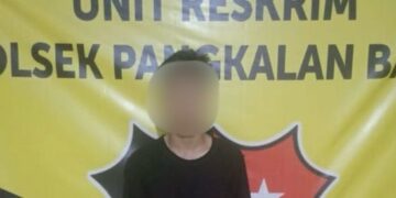 Polsek Pangkalan Balai Berhasil Mengamankan Pelaku Pencurian Di Toko Azhar Pulsa