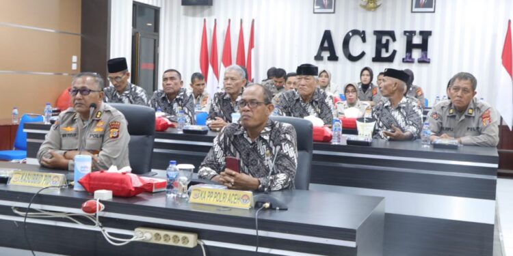 Polda Aceh Ikuti Upacara Hari Juang Polri secara Virtual
