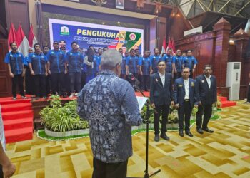 Resmi Dilantik Oleh Pj Gubernur Bustami Hamzah, Ismet Pimpin Karang Taruna Aceh