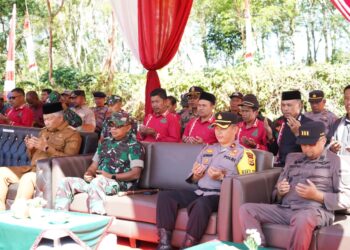 Wakapolres Aceh Tengah Samsir Hadiri Penutupan TMMD Ke-121