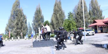 Pengamanan Pilkada Tahun 2024, Polres Bener Meriah Gelar Sispamkota 