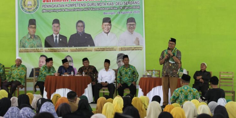 Diberi Gelar IGDT Deli Serdang, Asri Ludin Tambunan: Pendidikan Agama Perlu Ditanamkan Sejak Dini