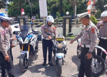 Jelang PON XXI Aceh-Sumut 2024, Sat Lantas Polres Aceh Tengah Cek Kesiapan Randis
