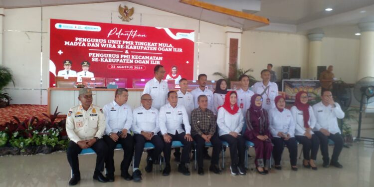 Pelantikan Pengurus Palang Merah Indonesia (PMI) Kecamatan Dan Pengurus Unit PMR Ogan Ilir 