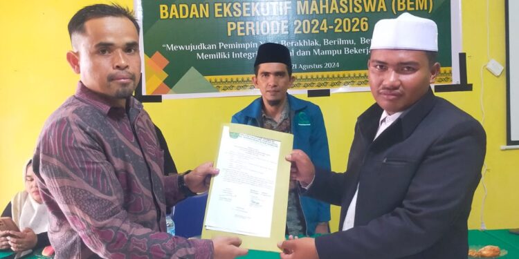 Pengurus BEM STIT Al Washliyah Aceh Tengah Di Kukuhkan