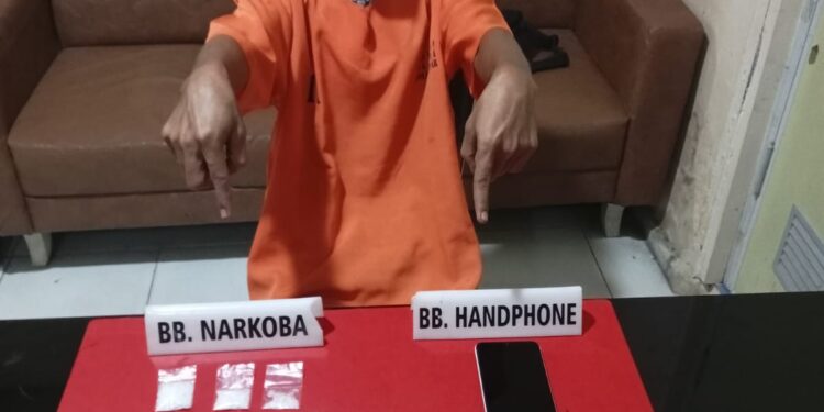 Simpan Narkoba di Bak Kamar Mandi, Warga Ganting Diamankan Satnarkoba Polres Kampar 