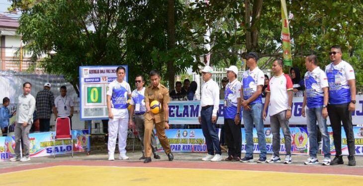 Resmi Dibuka Pj Sekda Kampar, Sebanyak 18 Kecamatan Siap Tampil di Kejurkab Bola Voli