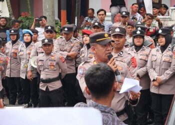 Polres Aceh Tengah Kerahkan Ratusan Personel Amankan Unjuk Rasa Mahasiswa