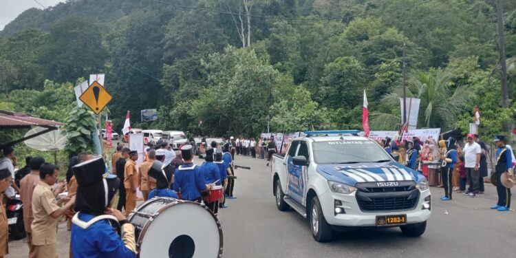 Polisi Amankan Dan Kawal Kirab Api PON XXI Aceh-Sumut 2024