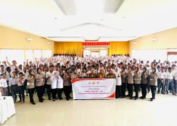 Polwan Polda Sumsel Menggelar Kegiatan ” Goes To School”