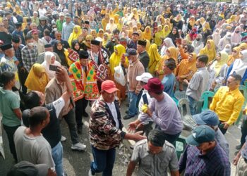 Kuning Aceh Tengah, 7000 Lebih Massa Pendukung Hadiri Deklarasi HAMAS 