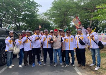 Brigade Muda Matahati Hadiri Deklarasi Calon Gubernur Sumsel Nawardi Anita