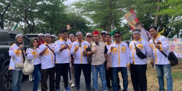 Brigade Muda Matahati Hadiri Deklarasi Calon Gubernur Sumsel Nawardi Anita