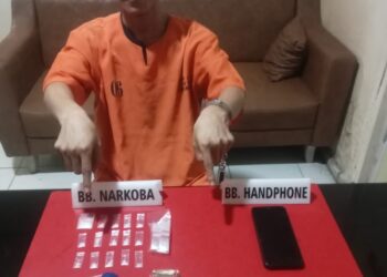 Satnarkoba Tangkap Warga Simalinyang Kasus Peredaran Narkoba