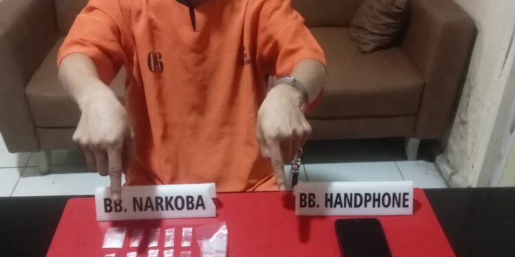 Satnarkoba Tangkap Warga Simalinyang Kasus Peredaran Narkoba
