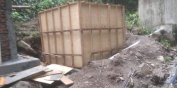 Pekerjaan Broancaptering Kampung Bukit Sama, Diduga Tanpa Plang Kegiatan