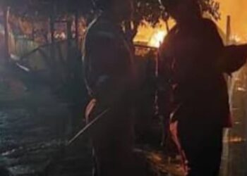 Rumah Seorang Warga Cot Girek Hangus Dilalap Si Jago Merah