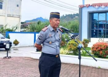 Kepala Kantor Imigrasi Takengon Hamdani Pimpin Apel Pagi