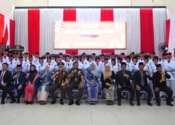 42 orang Paskibra Tahun 2024 Kabupaten Gayo Lues Resmi Dikukuhkan