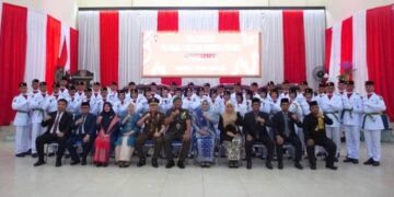 42 orang Paskibra Tahun 2024 Kabupaten Gayo Lues Resmi Dikukuhkan