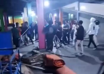 Diduga Sekelompok Preman Bayaran Serang Pasar Butung, Satu Orang Berhasil Di Amankan Polres Pelabuhan Makassar