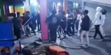 Diduga Sekelompok Preman Bayaran Serang Pasar Butung, Satu Orang Berhasil Di Amankan Polres Pelabuhan Makassar