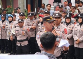 Polres Aceh Tengah Kerahkan Ratusan Personel Amankan Unjuk Rasa Mahasiswa