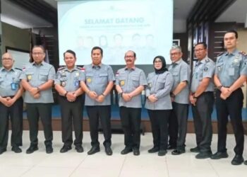 Kepala Kantor Imigrasi Takengon Bersama Kepala Kanwil Kemenkumham Aceh Mengikuti Kegiatan Visitasi Dan fungsi Di Kantor Imigrasi Batam