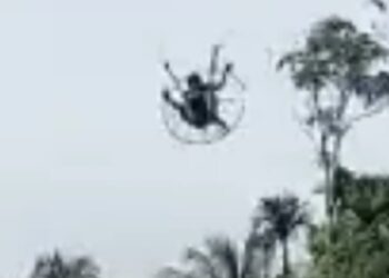 Pj Bupati Aceh Utara Mahyuzar Resmikan Pembukaan PON Aceh Sumut Cabor Paramotor