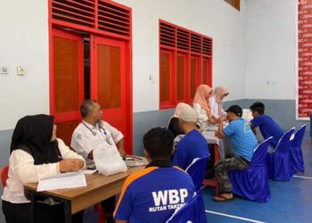 Rutan Takengon Laksanakan Pelayanan Pemeriksaan Kesehatan Gratis Bagi WBP