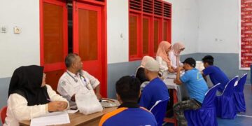 Rutan Takengon Laksanakan Pelayanan Pemeriksaan Kesehatan Gratis Bagi WBP