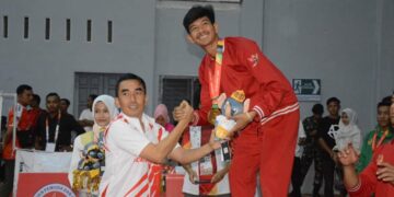 Sulsel Kawinkan Emas Di Nomor Team Double Sepak Takraw
