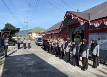 Pimpin Apel Pagi, Karutan Takengon Berikan Penguatan WBK Kepada Petugas