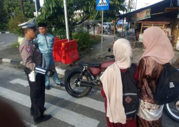 Cooling System Satlantas Polres Kampar, Pastikan Masyarakat Tidak Golput
