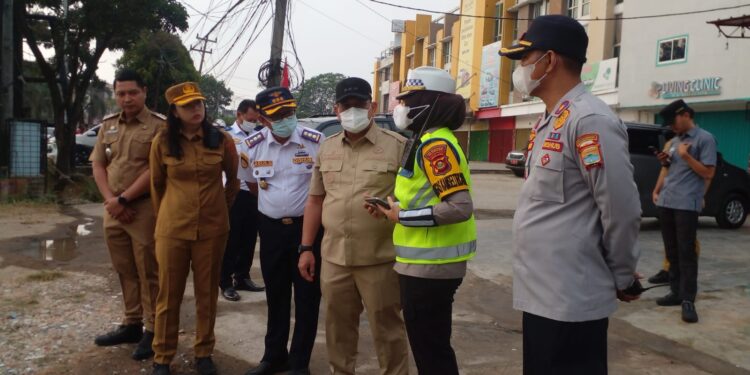 Simulasi Lalu Lintas Bersama Polrestabes Kota Palembang 