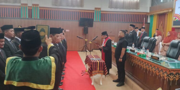 Rapat Istimewa Paripurna Sumpah/Janji Anggota DPRK Periode 2024-2029
