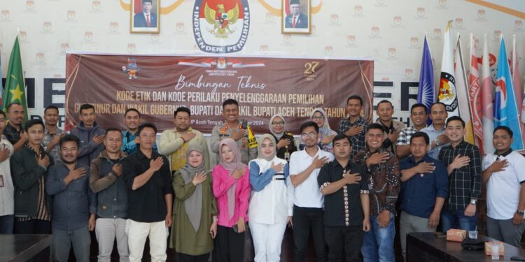 KIP Aceh Tengah Gelar Bimbingan Kode Etik Dan Perilaku