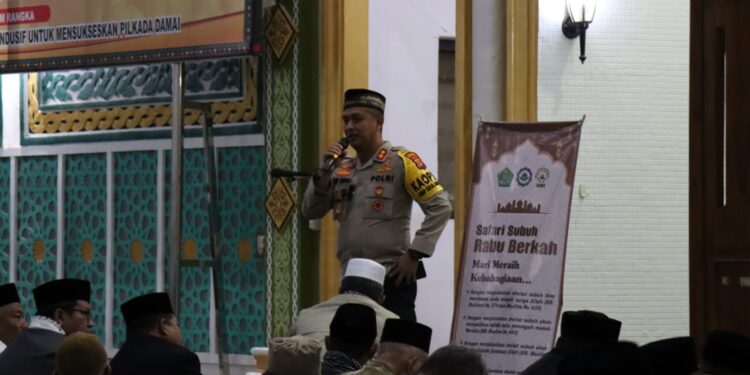 Safari Subuh Bersama IAIN Takengon, Kapolres Ajak Jaga Stabilitas Keamanan Dan Sukseskan Pilkada