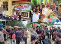 Hampiri Masyarakat Berkumpul, Polsek Siak Hulu Titip Pesan Pilkada Damai 2024