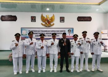 Zarkasyi, S.E. Resmi Dilantik Sebagai Camat Pante Bidari Oleh Pj Bupati Aceh Timur