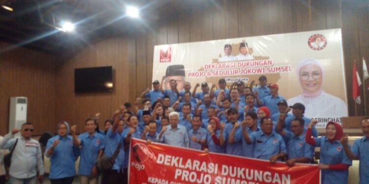 Deklarasi Pendukung Projo Dan Sedulur Jokowi Sumsel Dukung Pasangan Mawardi – RA Anita