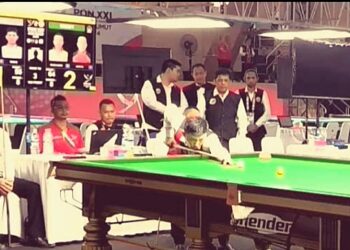 Sengit, Sumut Raih Emas Pertama Cabor Biliard Setelah Kalahkan Tim DKI Jakarta